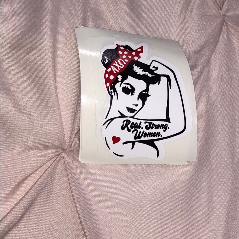 AXO Real Strong Women Rosie the riveter sticker